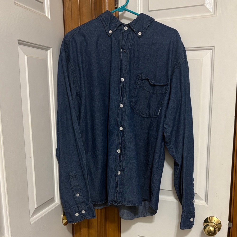 Unisex Blue Denim Shirt